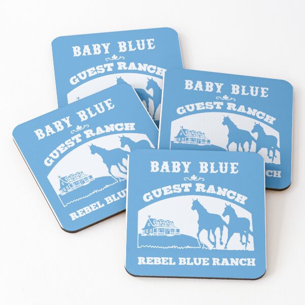 Item preview, Baby Blue Guest Ranch designed and sold by therealslimktie.