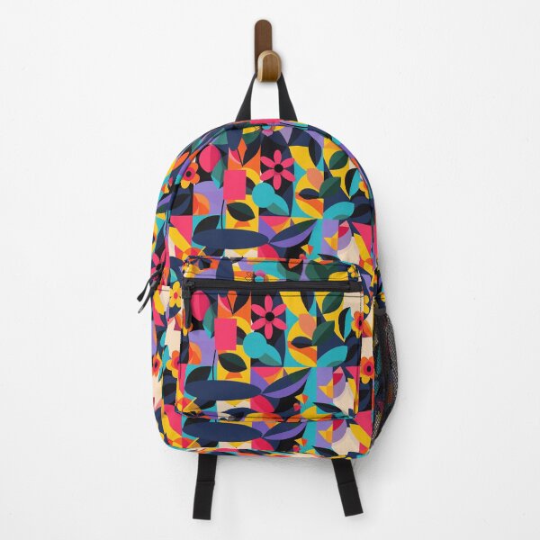 Item preview, Bold Geometric Floral Abstract Pattern - Vibrant and Eye-Catching Design designed and sold by adriaquart.