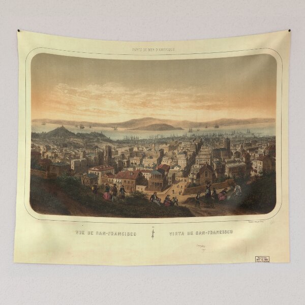Item preview, San Francisco, California (1860) designed and sold by allhistory.