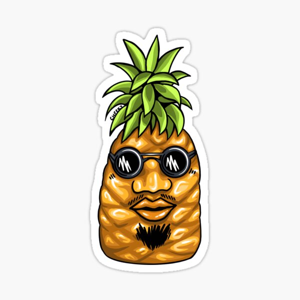 Mr Pineapple Sticker