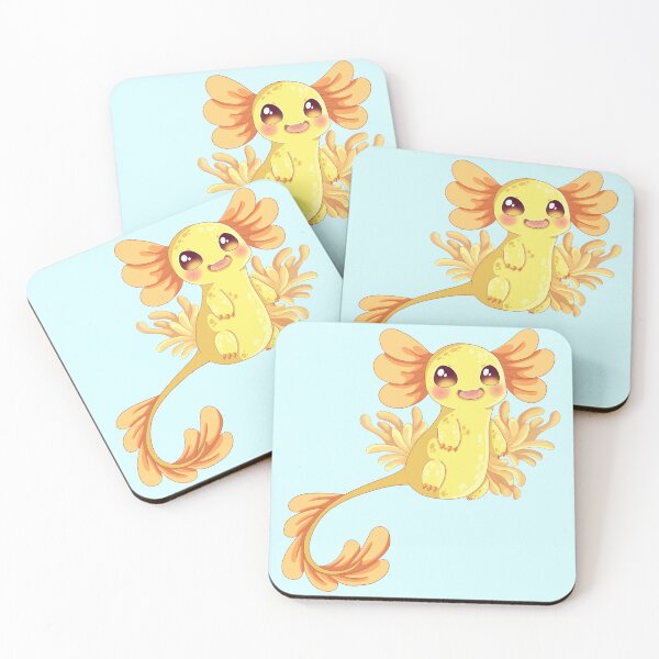 Item preview, Yellow Axolotl designed and sold by Art_with_Honesty.
