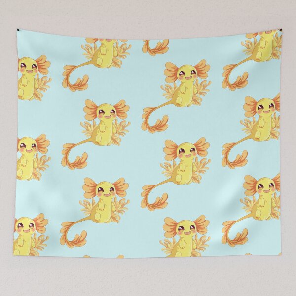 Item preview, Yellow Axolotl designed and sold by Art_with_Honesty.
