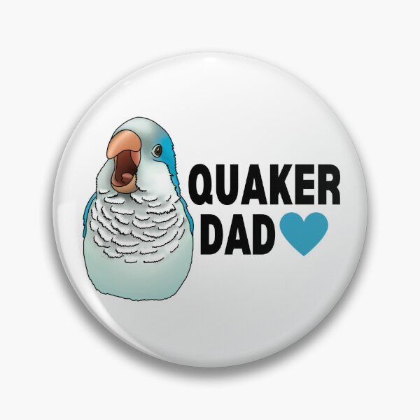Item preview, Screaming Blue Quaker "Quaker Dad" designed and sold by LittleBeaksArt.