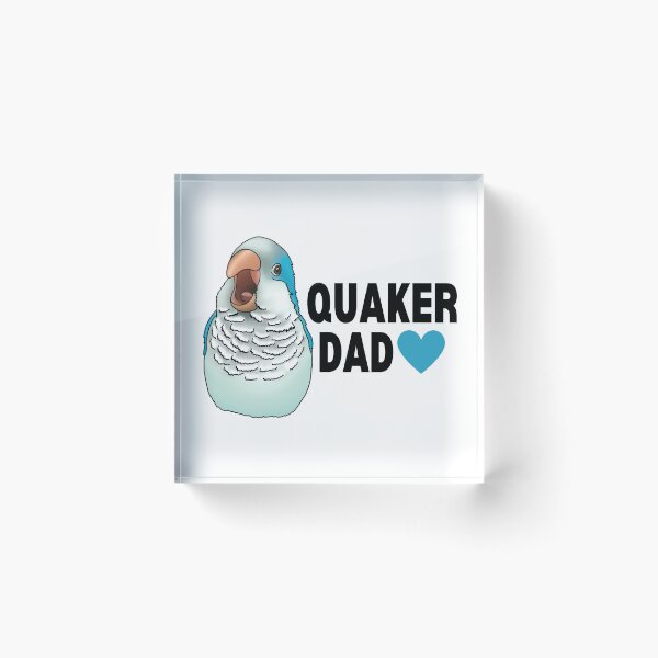 Item preview, Screaming Blue Quaker "Quaker Dad" designed and sold by LittleBeaksArt.