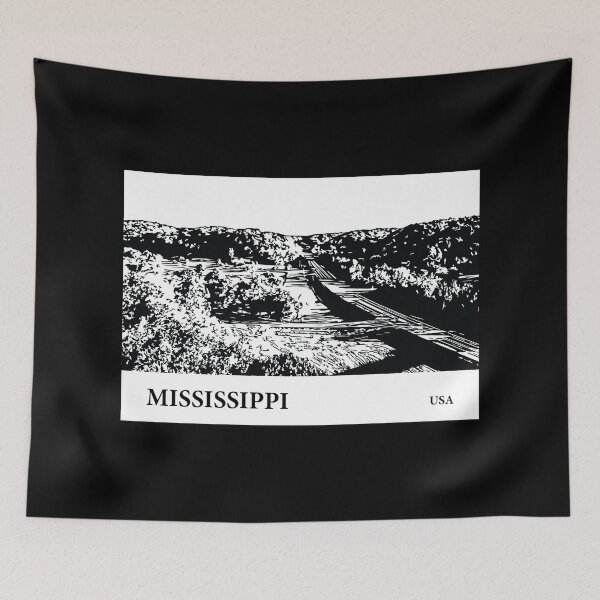 Artikelvorschau, Mississippi USA entworfen und verkauft von Lakeric Cityscapes.