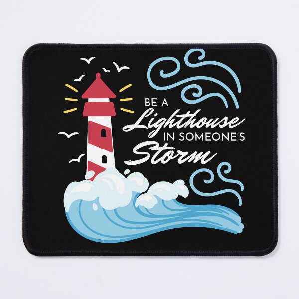 Item preview, Be A Lighthouse Lighthouse designed and sold by MooonTees.