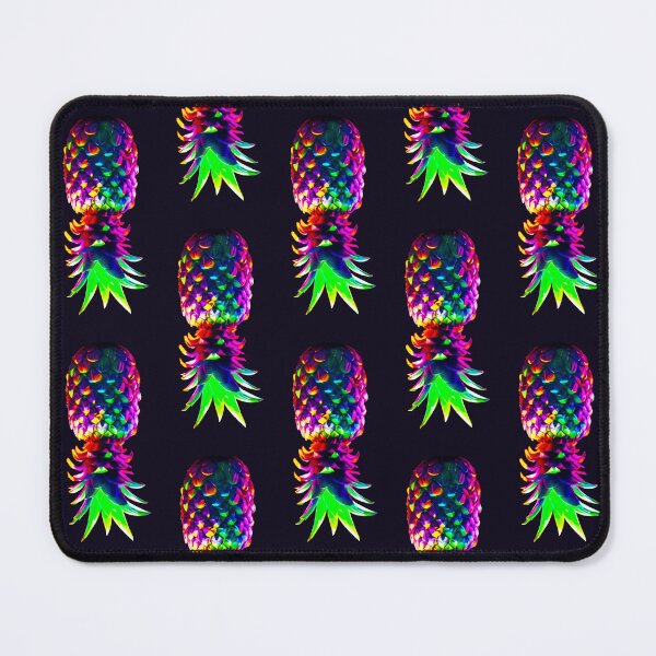 Item preview, Upside Down Green & Blue Colorful Glowing Pineapple Pattern | IYKYK Lifestyle designed and sold by JLEmporium.