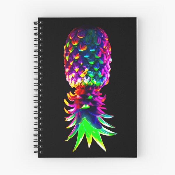 Item preview, Upside Down Green & Blue Colorful Glowing Pineapple Pattern | IYKYK Lifestyle designed and sold by JLEmporium.