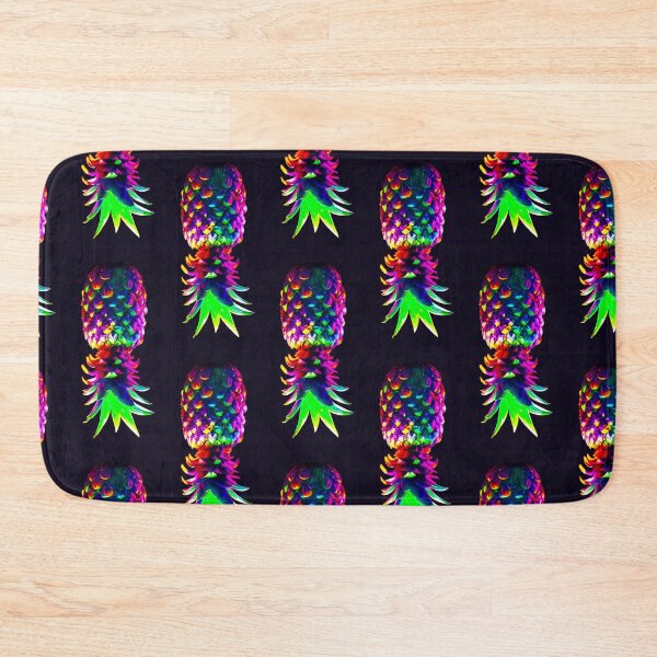 Item preview, Upside Down Green & Blue Colorful Glowing Pineapple Pattern | IYKYK Lifestyle designed and sold by JLEmporium.