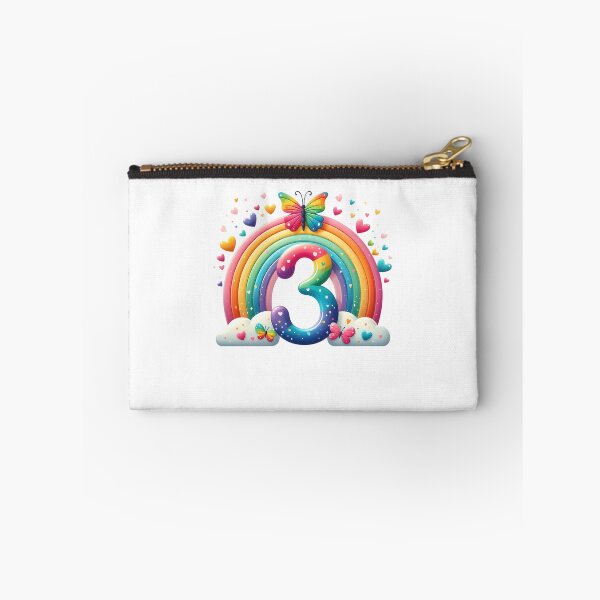Item preview, 3rd Birthday Girl Rainbow Butterfly 3 Years Old Rainbow Third Birthday designed and sold by clothesy7.