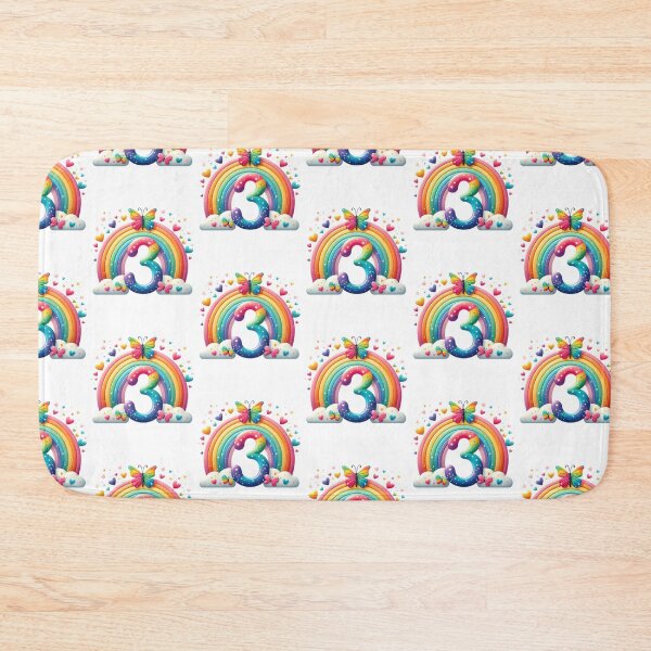 Item preview, 3rd Birthday Girl Rainbow Butterfly 3 Years Old Rainbow Third Birthday designed and sold by clothesy7.