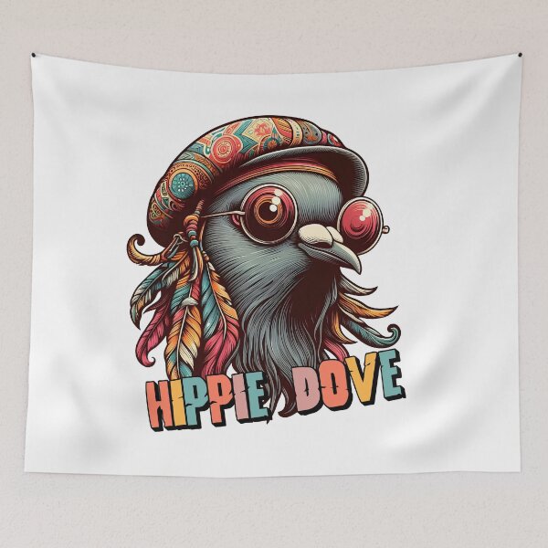 Item preview, Hippie Dove Portrait - Custom Printed Products designed and sold by ArtStile.