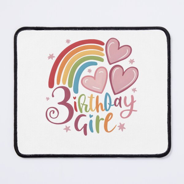 Item preview, 3 Years Old Rainbow Toddler Girl Third Birthday Rainbow designed and sold by clothesy7.