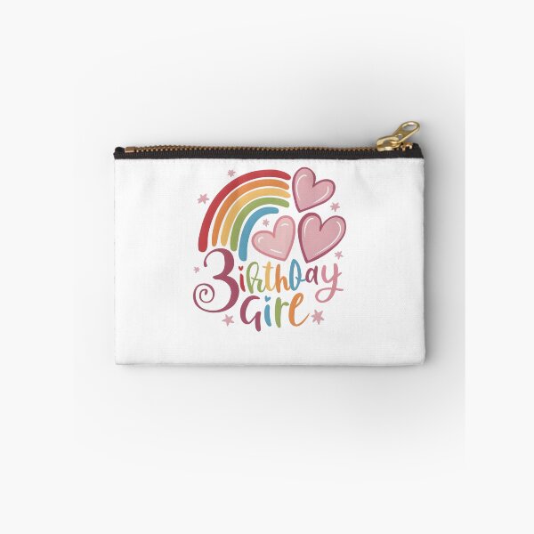 Item preview, 3 Years Old Rainbow Toddler Girl Third Birthday Rainbow  designed and sold by clothesy7.