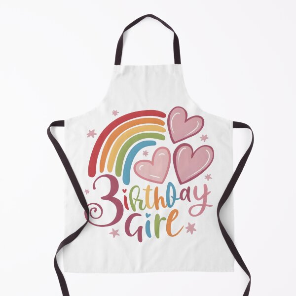 Item preview, 3 Years Old Rainbow Toddler Girl Third Birthday Rainbow  designed and sold by clothesy7.
