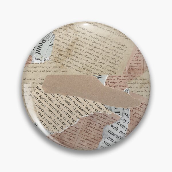 Item preview, Retro Reboot: Vintage Paper Collage in Earth Tones Pattern designed and sold by adriaquart.
