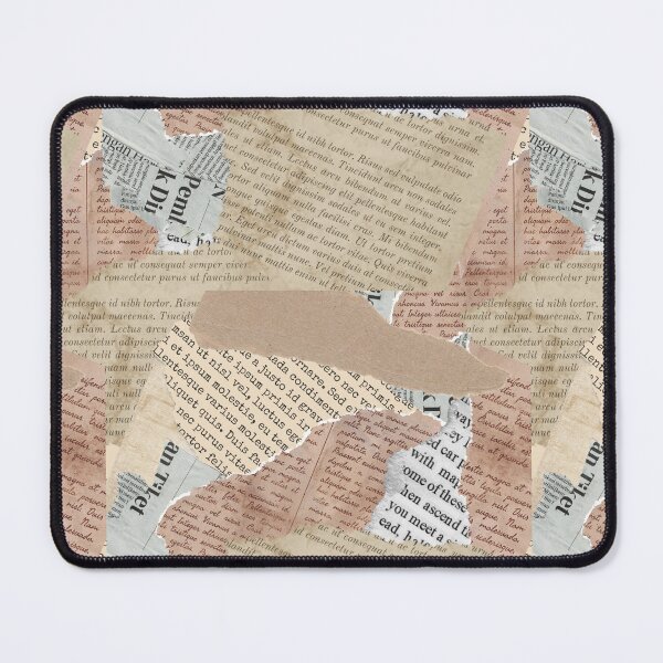 Item preview, Retro Reboot: Vintage Paper Collage in Earth Tones Pattern designed and sold by adriaquart.