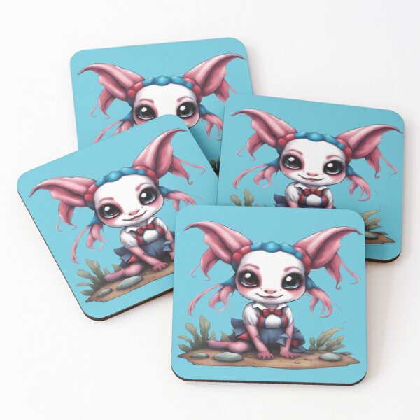 Item preview, Harley The Axolotl, Product Colour: Sky Blue  designed and sold by Midnight Veil Designs.