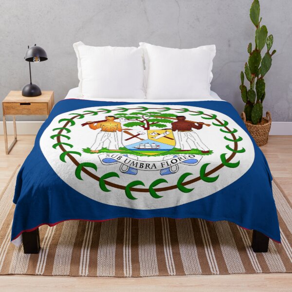 Item preview, Belize Flag designed and sold by Candie-Shop.