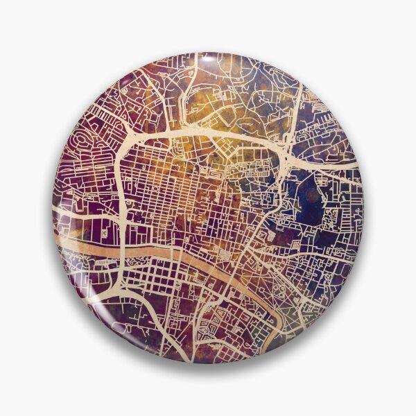 Item preview, Glasgow Street Map designed and sold by ArtPrints.