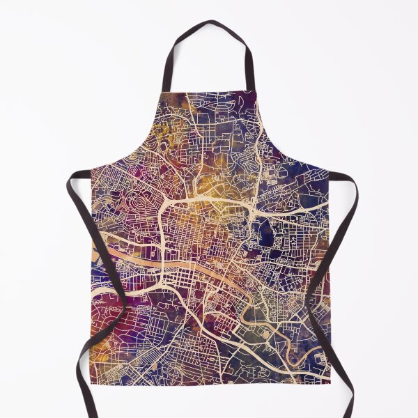 Item preview, Glasgow Street Map designed and sold by ArtPrints.