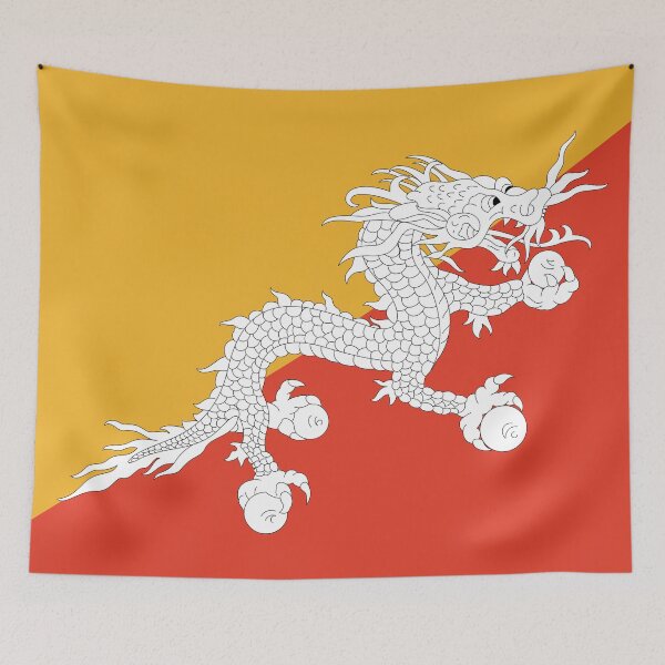 Item preview, Bhutan Flag designed and sold by Candie-Shop.