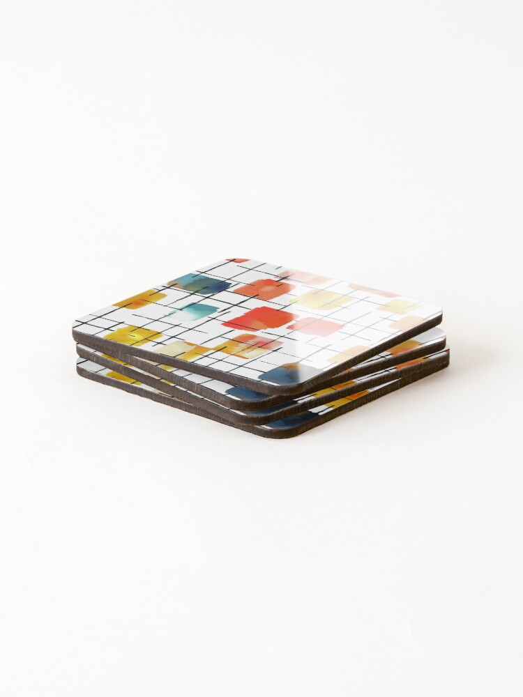 Thumbnail 4 of 5, Coasters (Set of 4), RetGeo designed and sold by RENcraft.