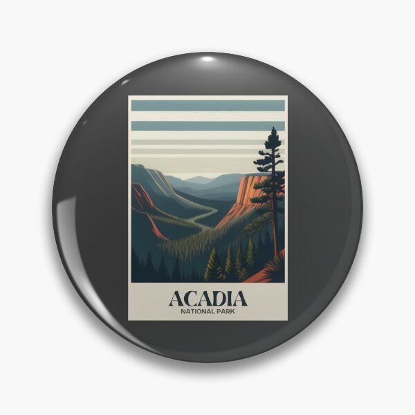 Artikelvorschau, Modernes Design des Acadia-Nationalparks entworfen und verkauft von SantisLab.