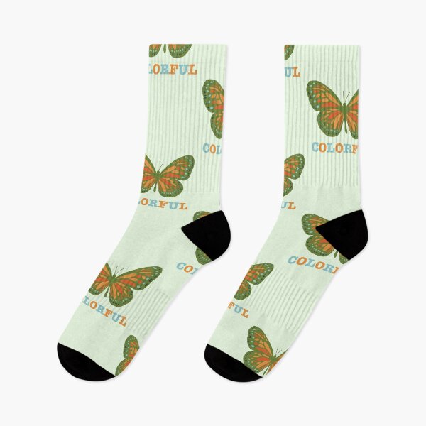 Item preview, Colorful green orange butterfly  designed and sold by Fransyn.