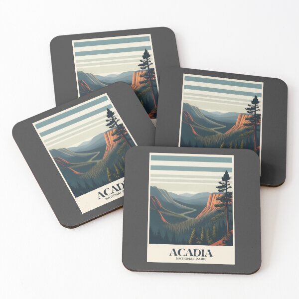 Item preview, Acadia National Park Modern Design designed and sold by SantisLab.