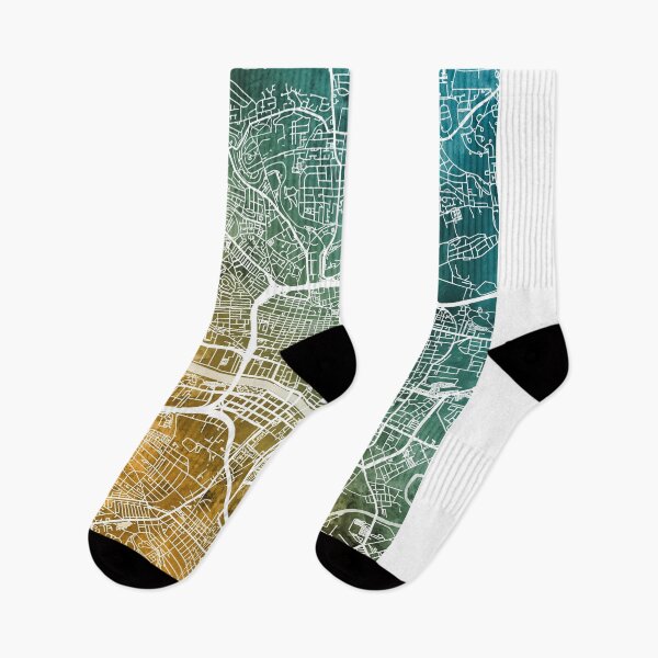 Item preview, Glasgow Street Map designed and sold by ArtPrints.