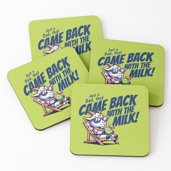 Item preview, Funny Fathers Day - Just A Dad Came back with Milk designed and sold by chrisrivait.