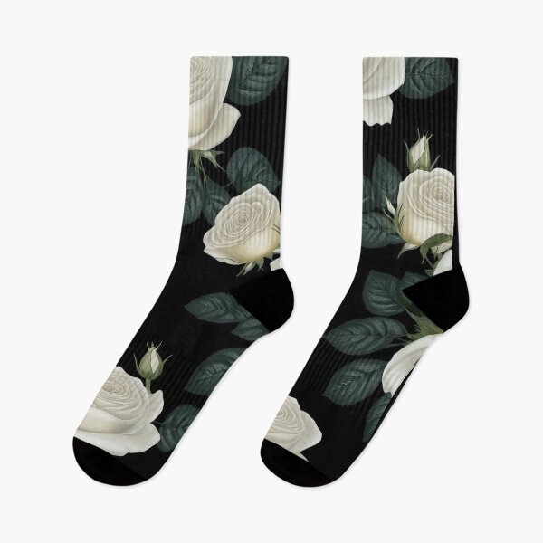 Item preview, Floral Pattern: Blossoming Beauty in Monochrome designed and sold by dsxclothing.