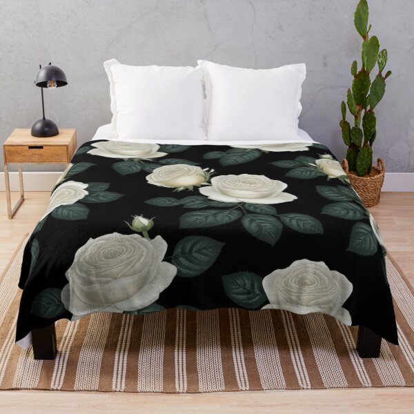 Item preview, Floral Pattern: Blossoming Beauty in Monochrome designed and sold by dsxclothing.
