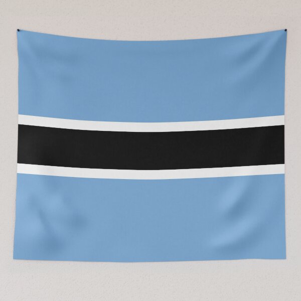Item preview, Botswana Flag designed and sold by Candie-Shop.