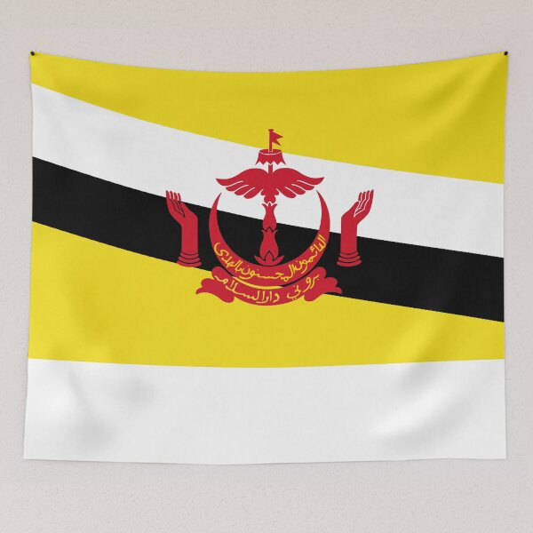 Item preview, Brunei Flag designed and sold by Candie-Shop.