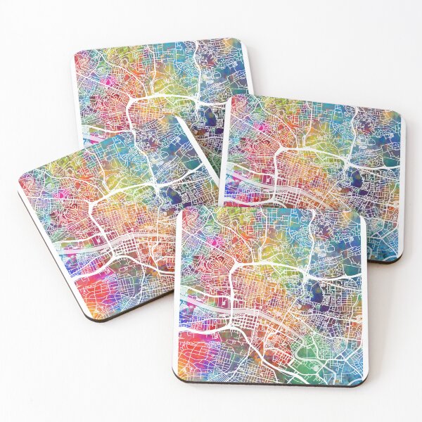 Item preview, Glasgow Street Map designed and sold by ArtPrints.