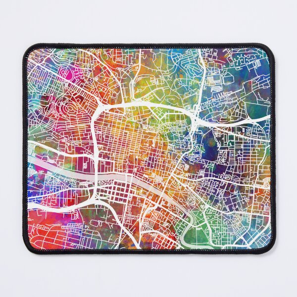 Item preview, Glasgow Street Map designed and sold by ArtPrints.