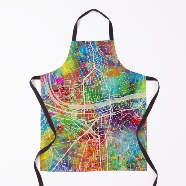 Item preview, Mapa de la ciudad de Heidelberg Alemania designed and sold by ArtPrints.