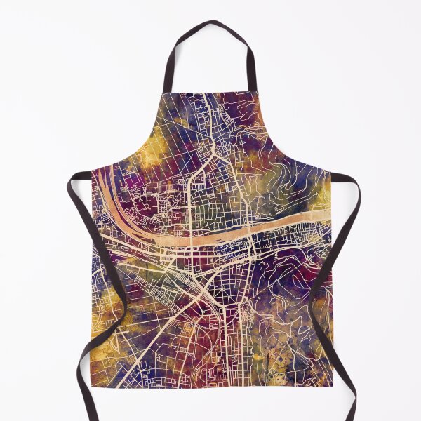 Item preview, Mapa de la ciudad de Heidelberg Alemania designed and sold by ArtPrints.