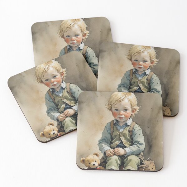 Item preview, Boy and Teddy  designed and sold by Carol Bleasdale.