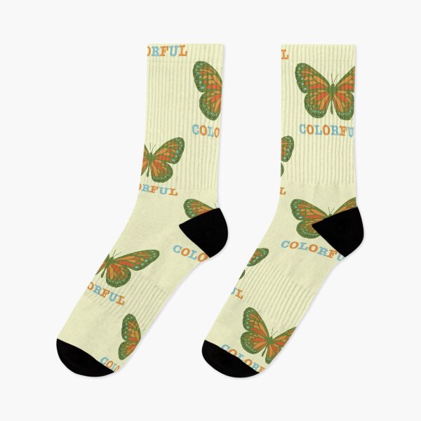 Item preview, Colorful green orange butterfly  designed and sold by Fransyn.