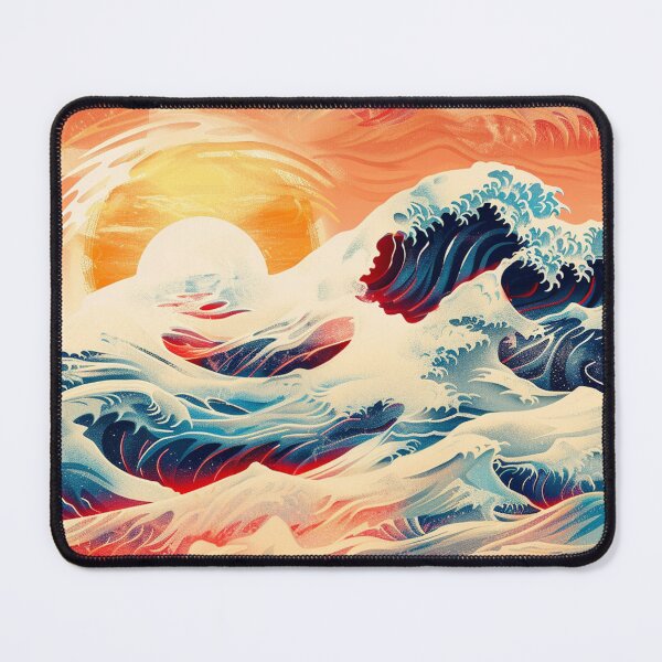 Item preview,  Japanese Waves in Radiant Harmony  designed and sold by StrawberryStudio.