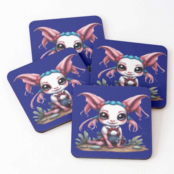 Item preview, Harley The Axolotl, Product Colour: Navy Blue  designed and sold by Midnight Veil Designs.