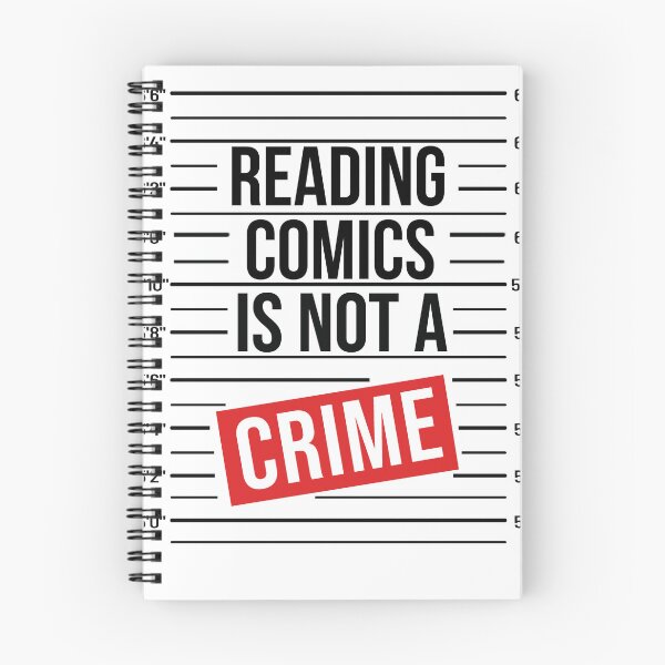 Item preview, Reading Comics Is Not a Crime - Funny Gift For Comics Fans designed and sold by ArtYourStyle.