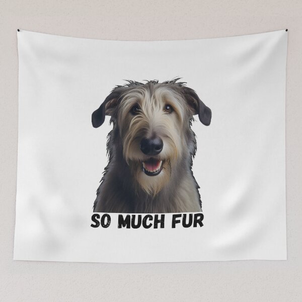 Item preview, So Much Fur - An Irish Wolfhound designed and sold by AvenueOfFulfill.