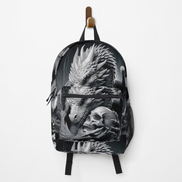 Item preview, Dark Fantasy Dragon and Skull Art Merchandise - Unique Gothic Apparel and Home Decor designed and sold by shape-shifter24.