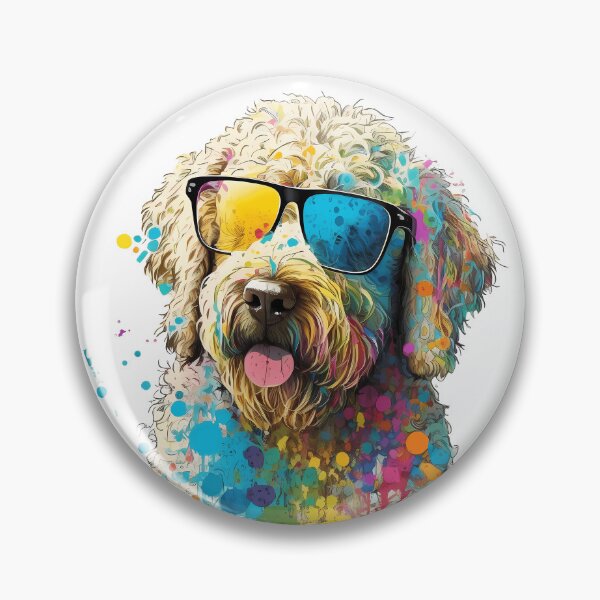 Item preview, Colorful Golden Doodle Dog Sunglasses designed and sold by MLArtifex.