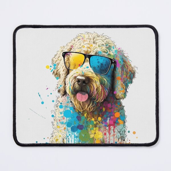 Item preview, Colorful Golden Doodle Dog Sunglasses designed and sold by MLArtifex.