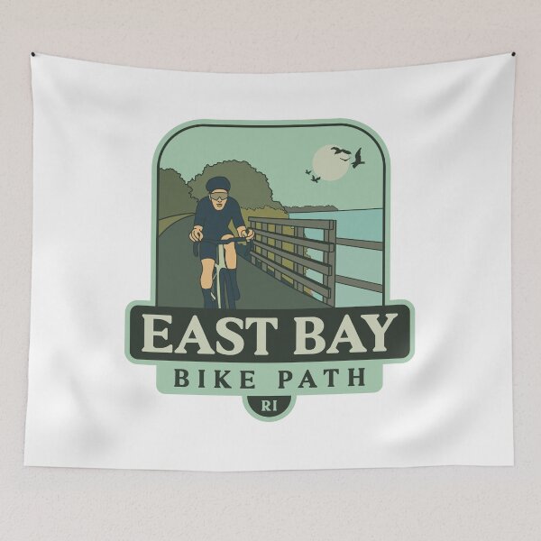 Item preview, East Bay Bike Path - Rhode Island Cycler designed and sold by Moritz Schwäble.